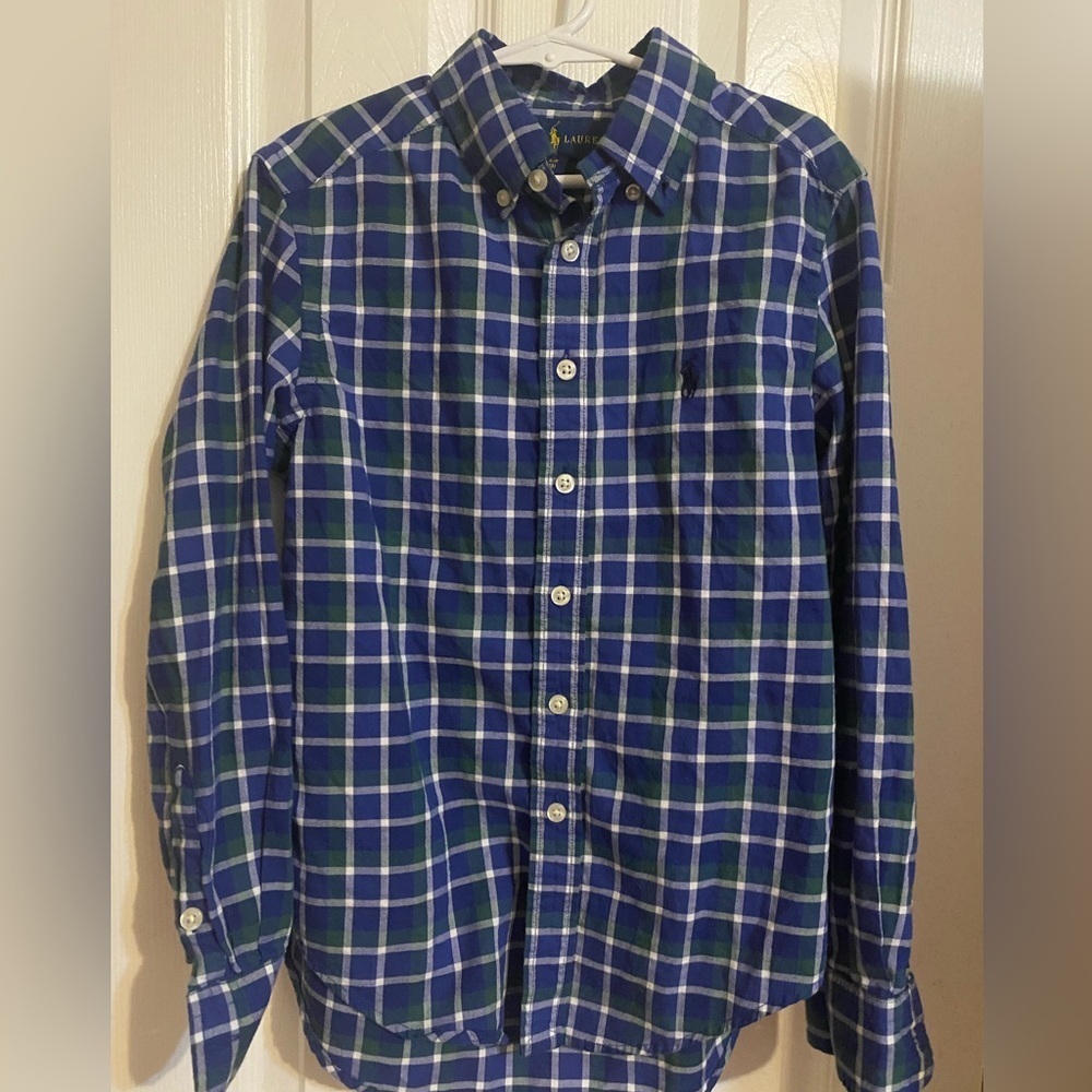 Ralph Lauren Plaid Button Down Shirt